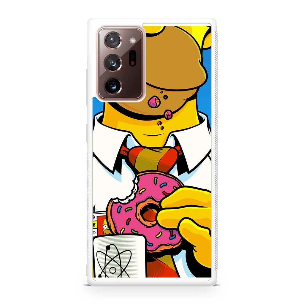Homer Eats Donut Galaxy Note 20 Ultra Case