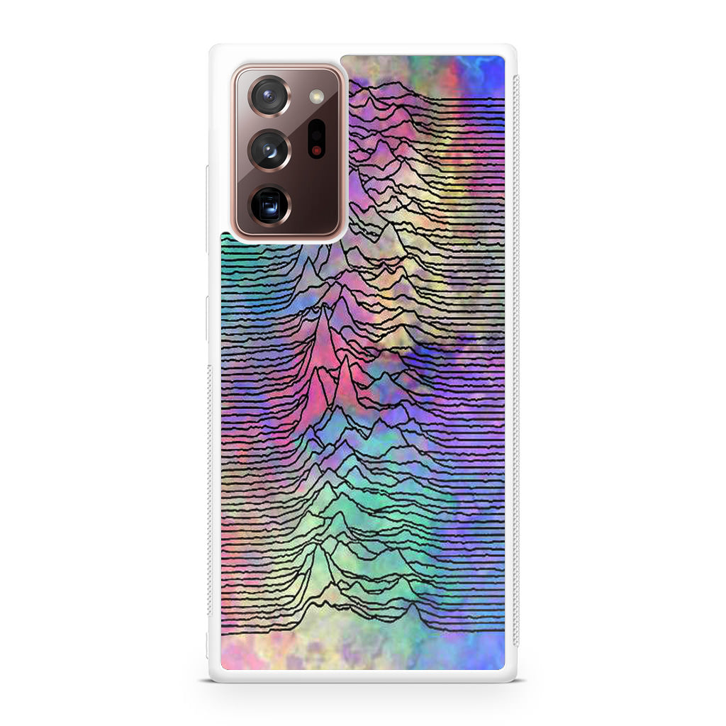 Joy Division Unknown Pleasures Colorful Galaxy Note 20 Ultra Case