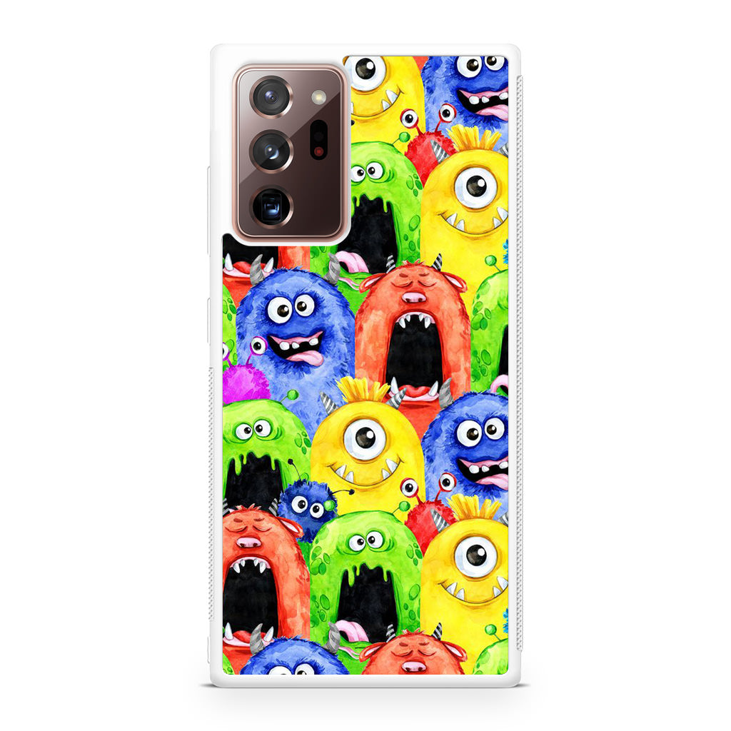 Monster Watercolor Art Galaxy Note 20 Ultra Case