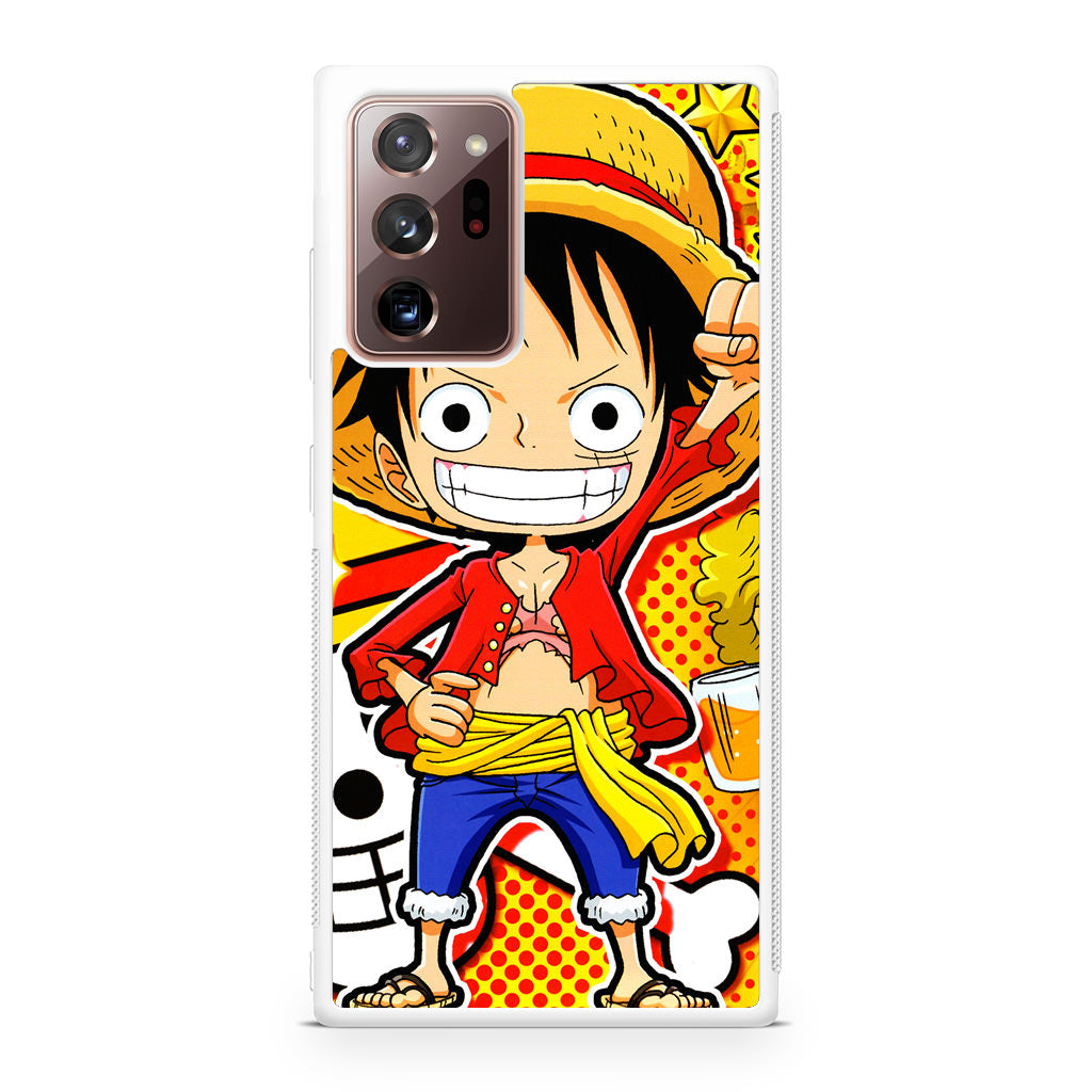 One Piece Cute Luffy Galaxy Note 20 Ultra Case