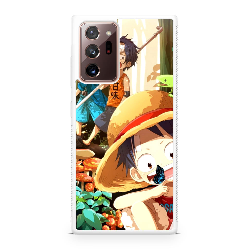 One Piece Little Sabo Ace Luffy Cute Galaxy Note 20 Ultra Case