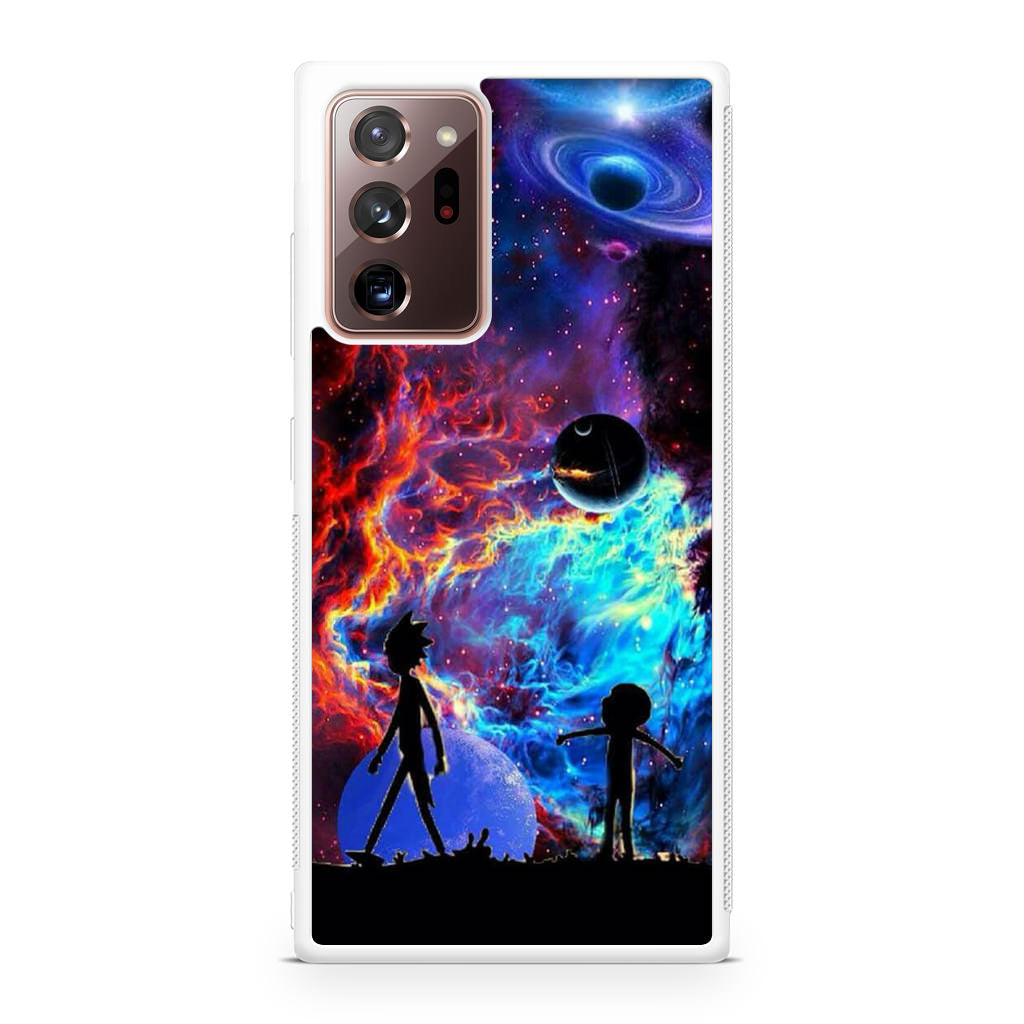 Rick And Morty Flat Galaxy Galaxy Note 20 Ultra Case