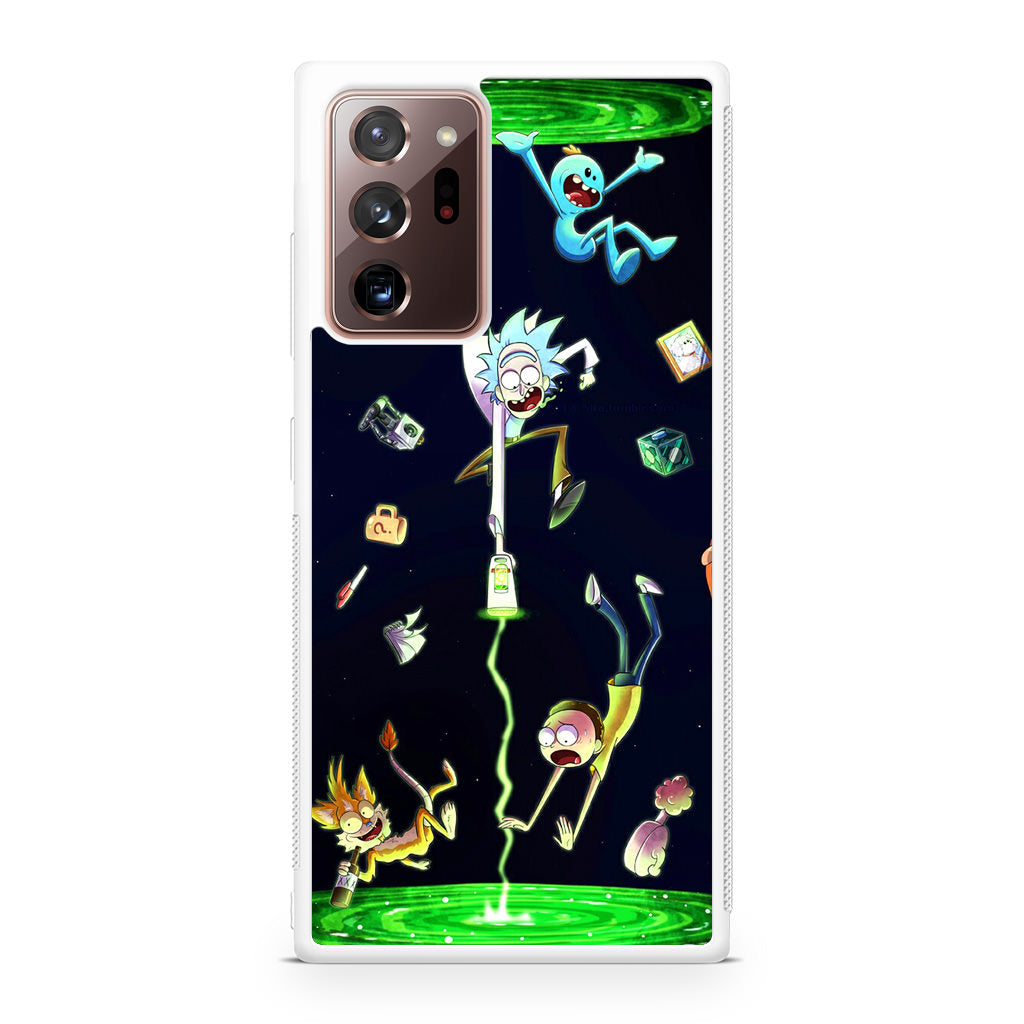 Rick And Morty Portal Fall Galaxy Note 20 Ultra Case