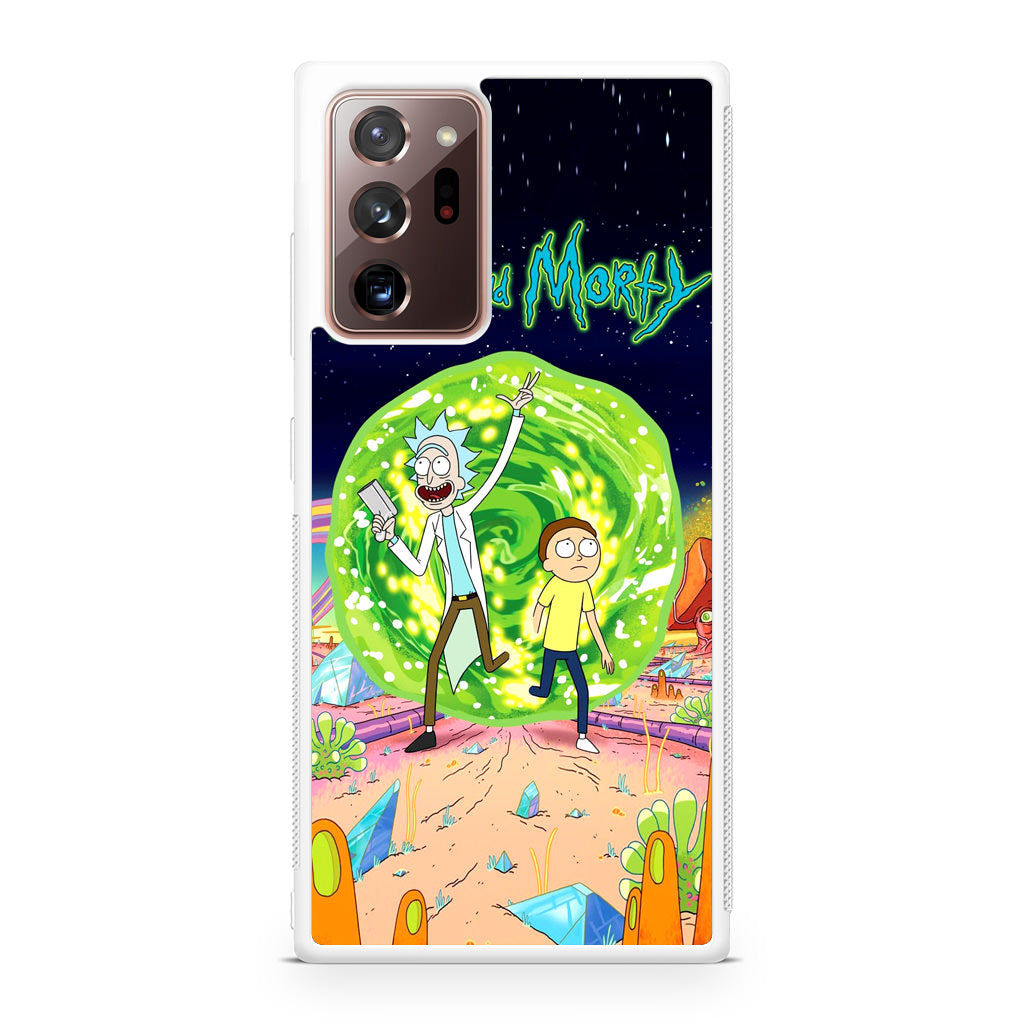 Rick And Morty Portal Gun Galaxy Note 20 Ultra Case