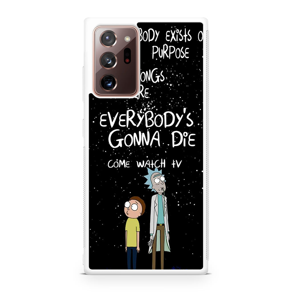 Rick And Morty Quotes Galaxy Note 20 Ultra Case