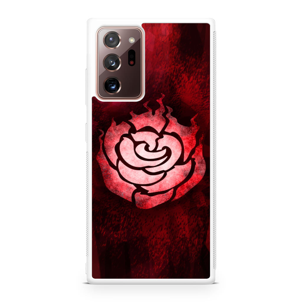 RWBY Ruby Rose Symbol Galaxy Note 20 Ultra Case