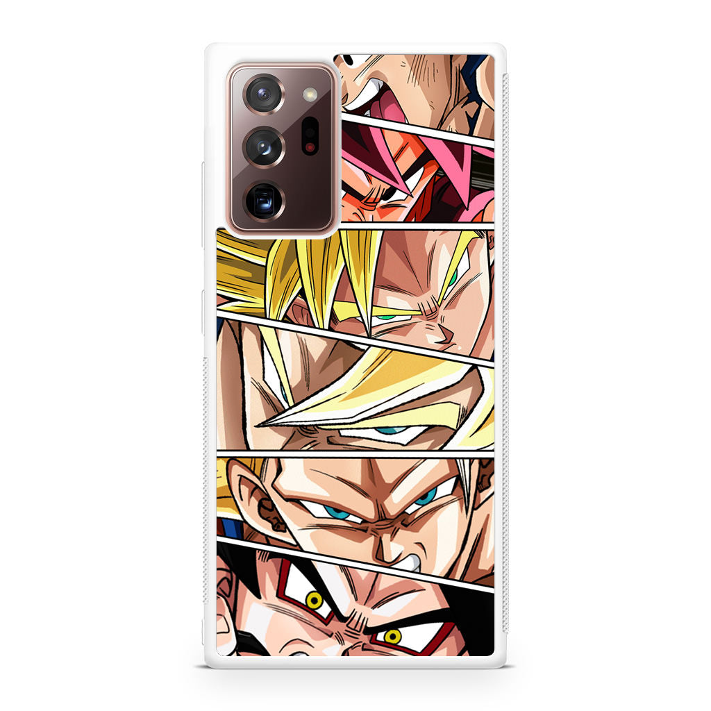 Son Goku Forms Galaxy Note 20 Ultra Case