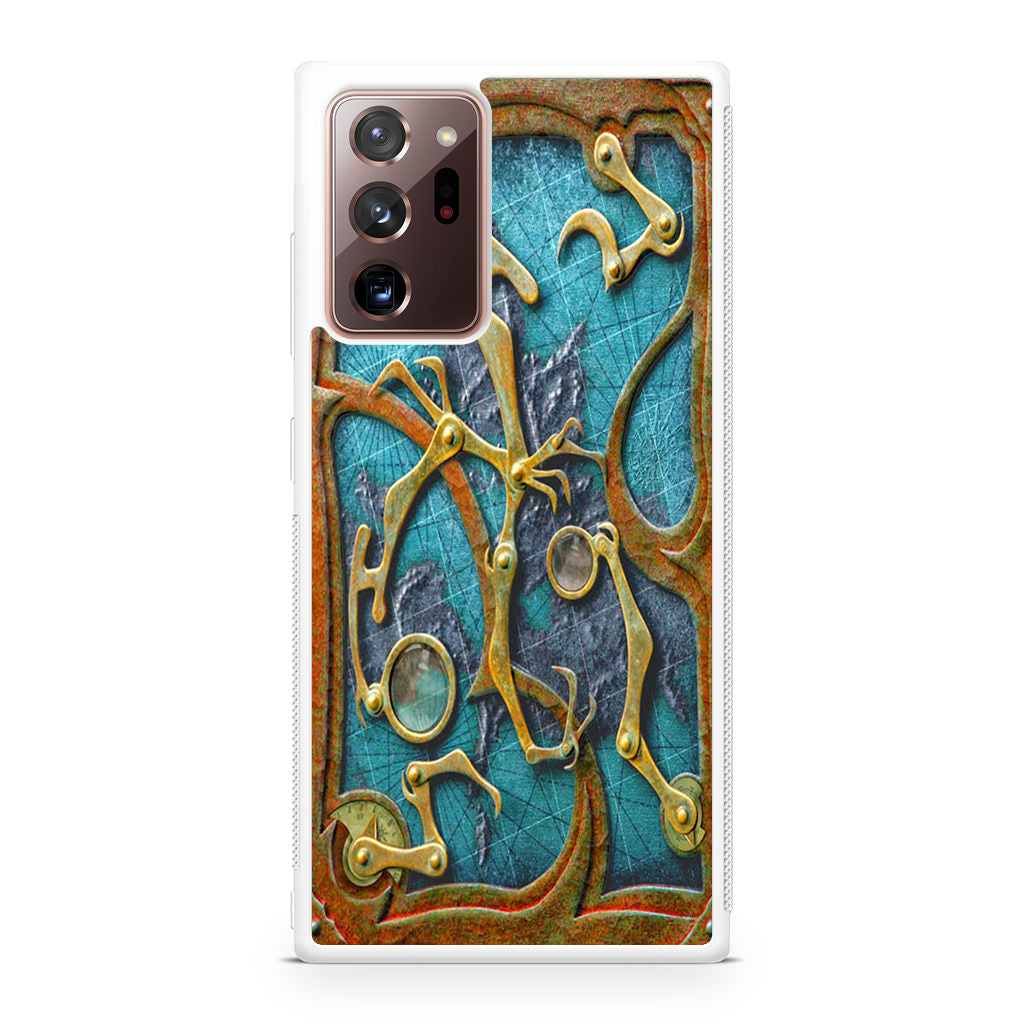 Steampunk Book Cover Galaxy Note 20 Ultra Case
