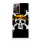 Straw Hat Pirate Logo Paint Galaxy Note 20 Ultra Case