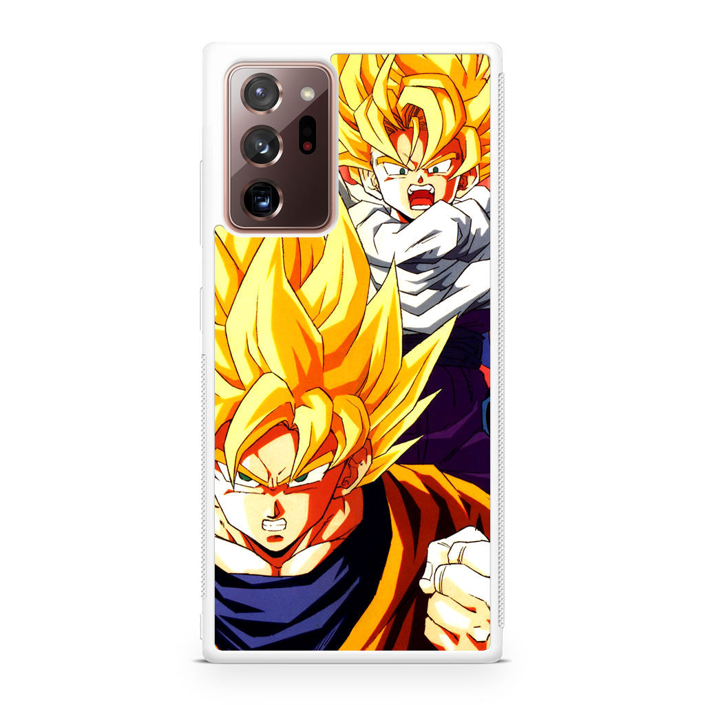 Super Saiyan Goku And Gohan Galaxy Note 20 Ultra Case