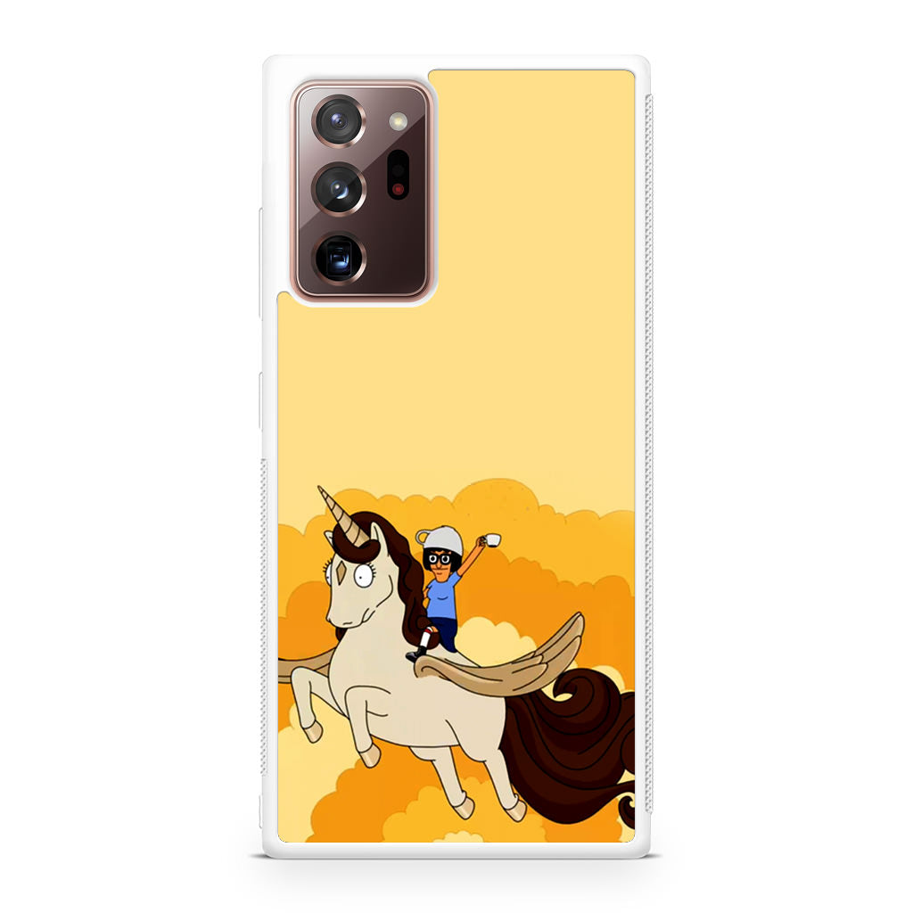 Tina Belcher And Unicorn Galaxy Note 20 Ultra Case