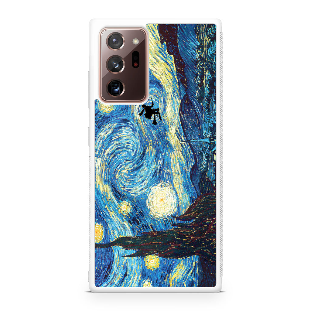 Witch Flying In Van Gogh Starry Night Galaxy Note 20 Ultra Case