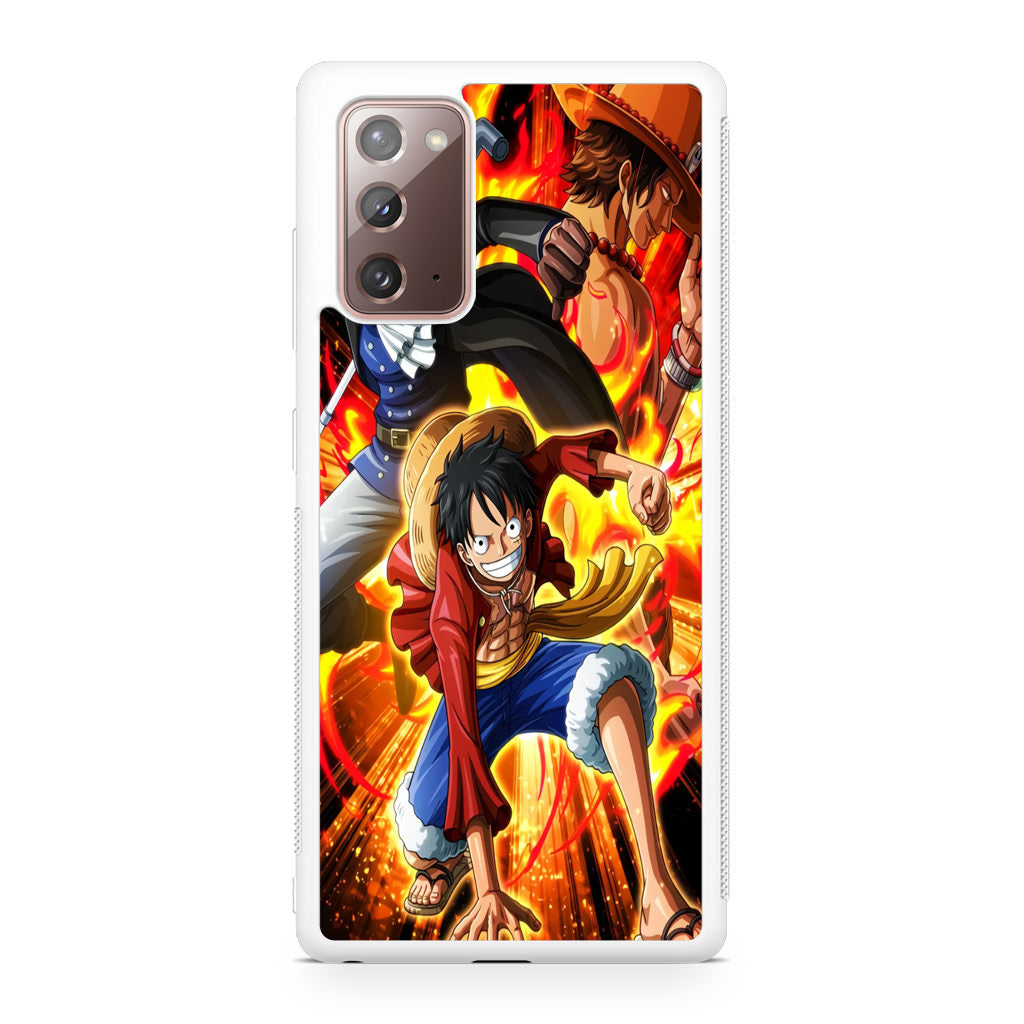 Ace Sabo Luffy Brotherhood Galaxy Note 20 Case