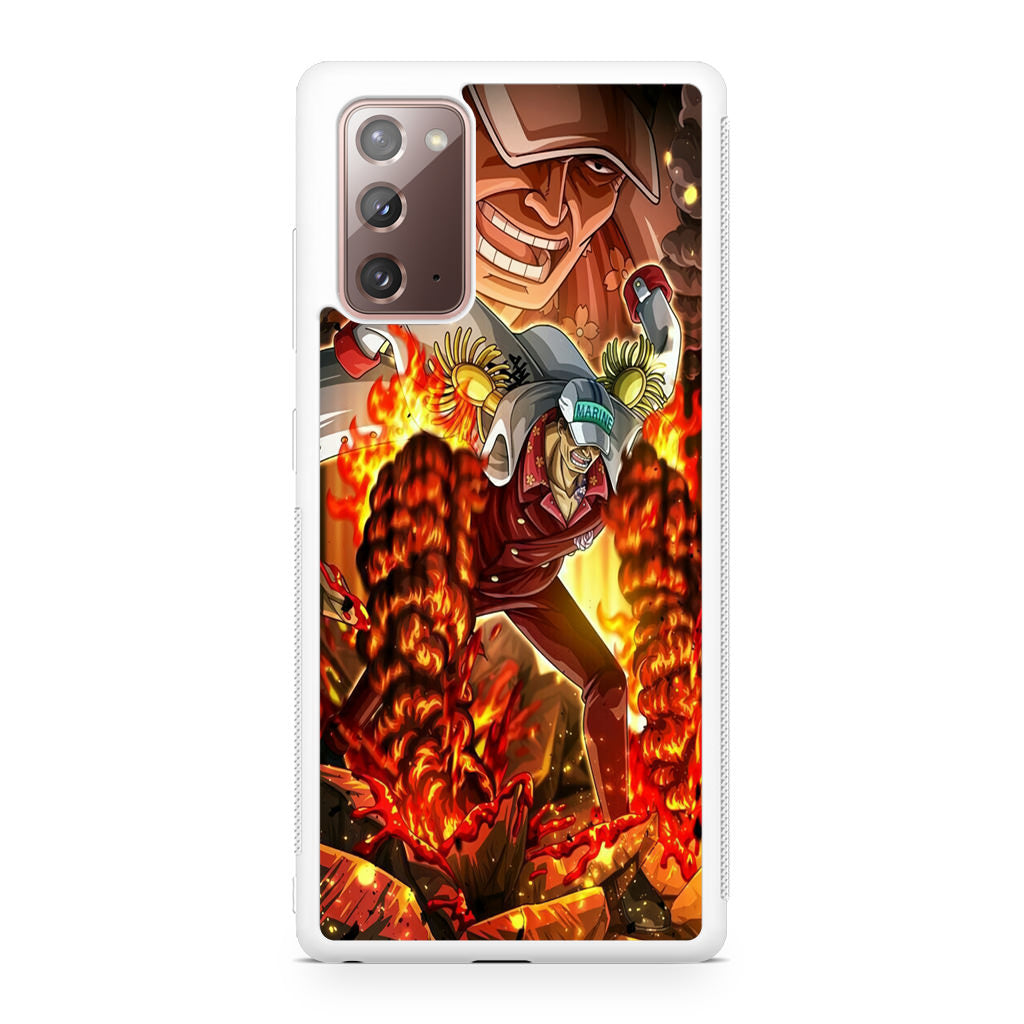 Akainu Exploding Volcano Galaxy Note 20 Case