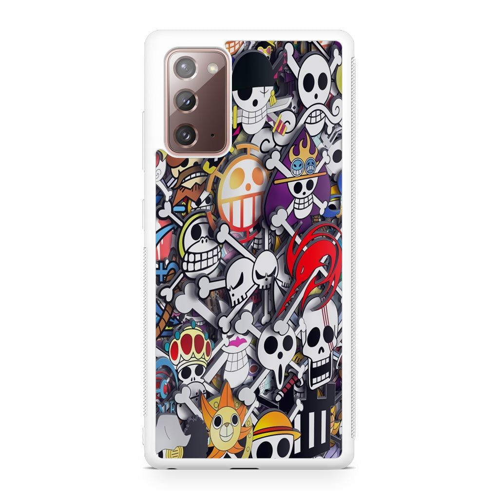 All Pirate Symbols One Piece Galaxy Note 20 Case