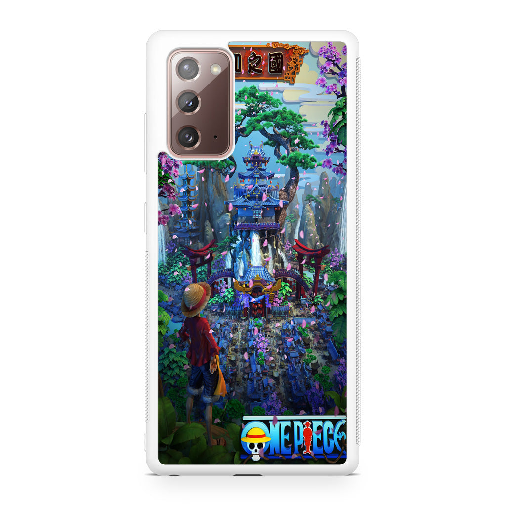 Flower Capital of Wano One Piece Galaxy Note 20 Case