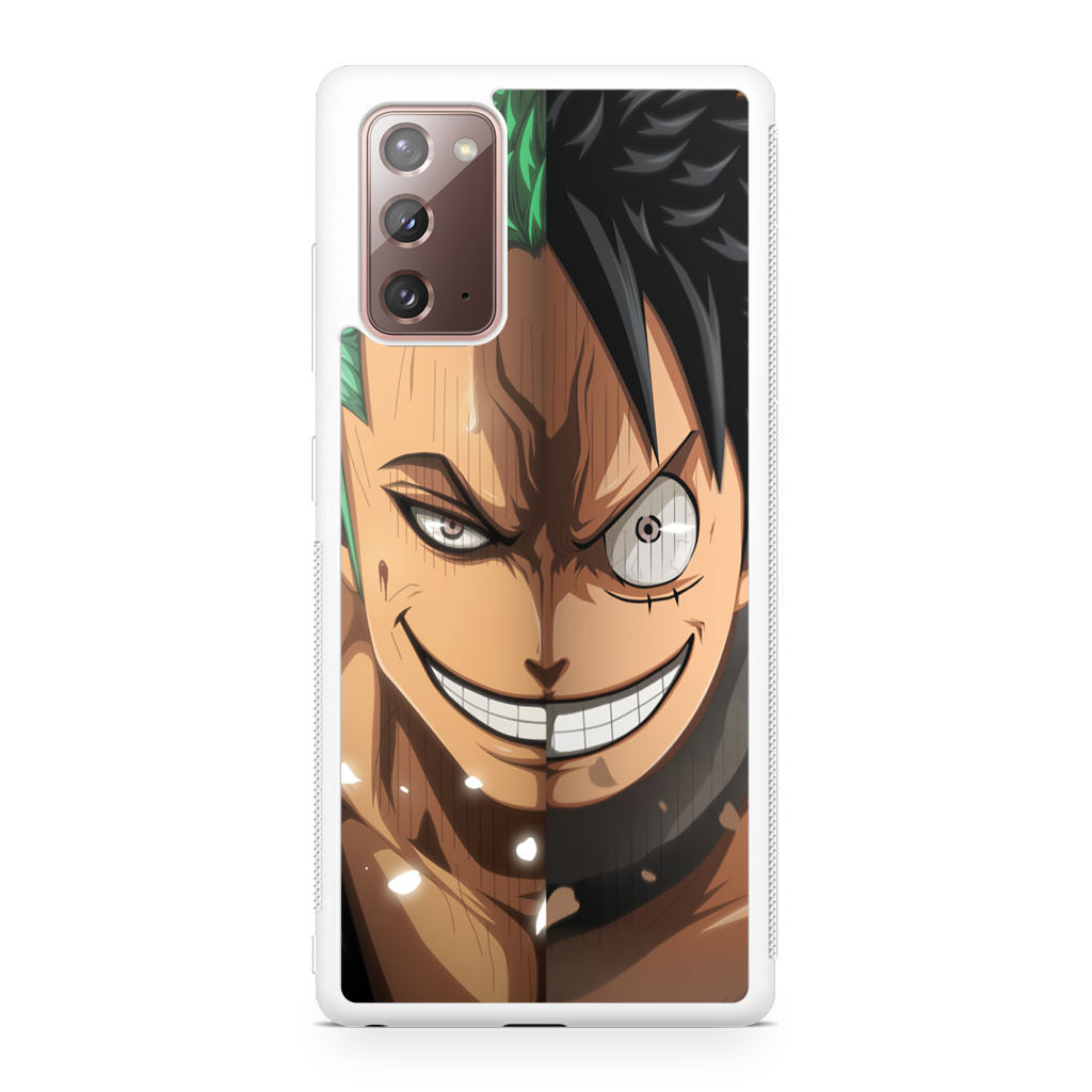 Luffy And Zoro Half Smile Galaxy Note 20 Case