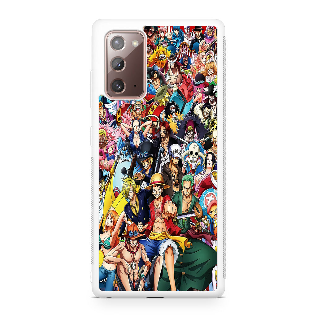 One Piece Characters In New World Galaxy Note 20 Case