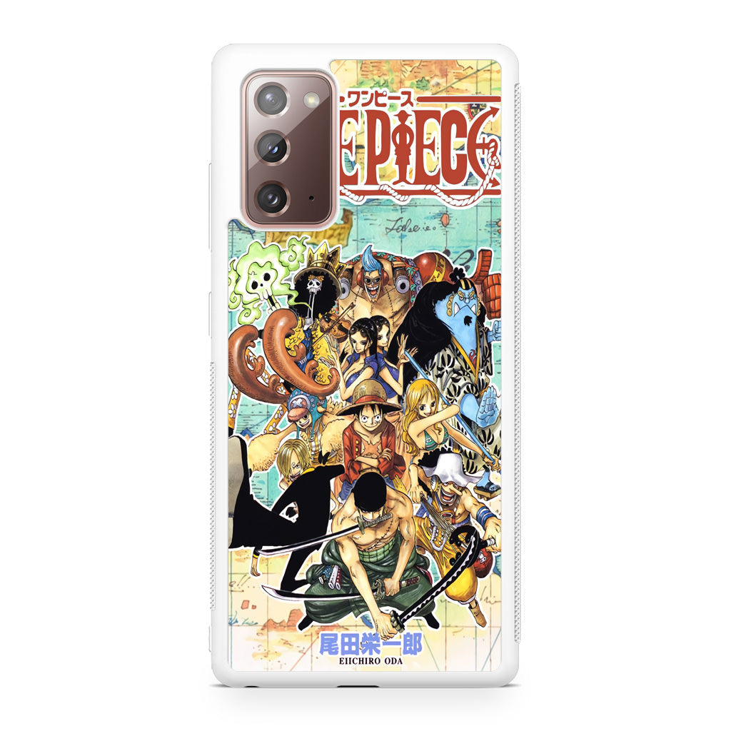 One Piece Comic Straw Hat Pirate Galaxy Note 20 Case