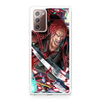 Red Hair Shanks Galaxy Note 20 Case