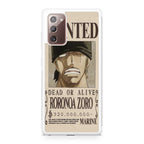 Roronoa Zoro Bounty Galaxy Note 20 Case
