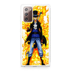 Sabo Mera Mera No Mi Galaxy Note 20 Case