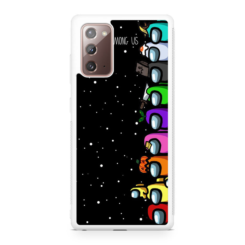 Among Us Crewmate Galaxy Note 20 Case
