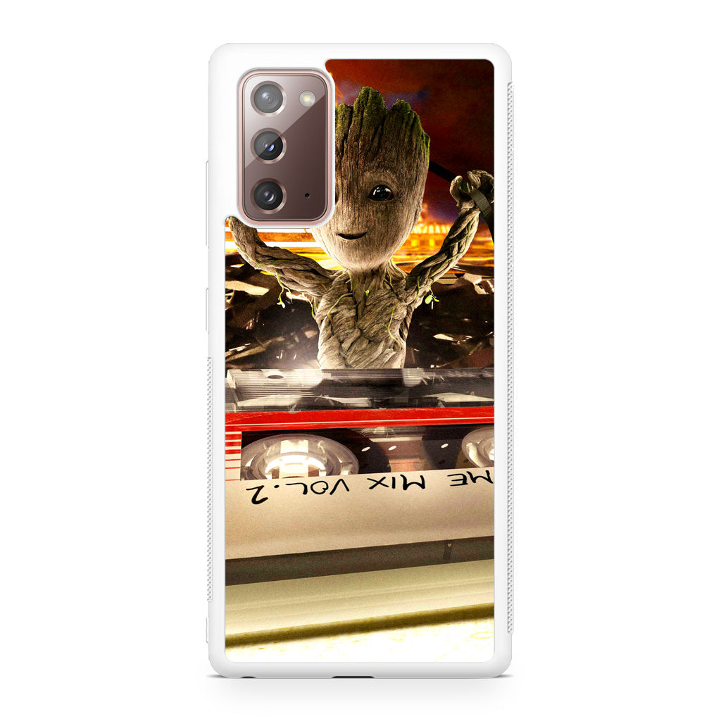 Baby Groot Mix Vol 2 Galaxy Note 20 Case