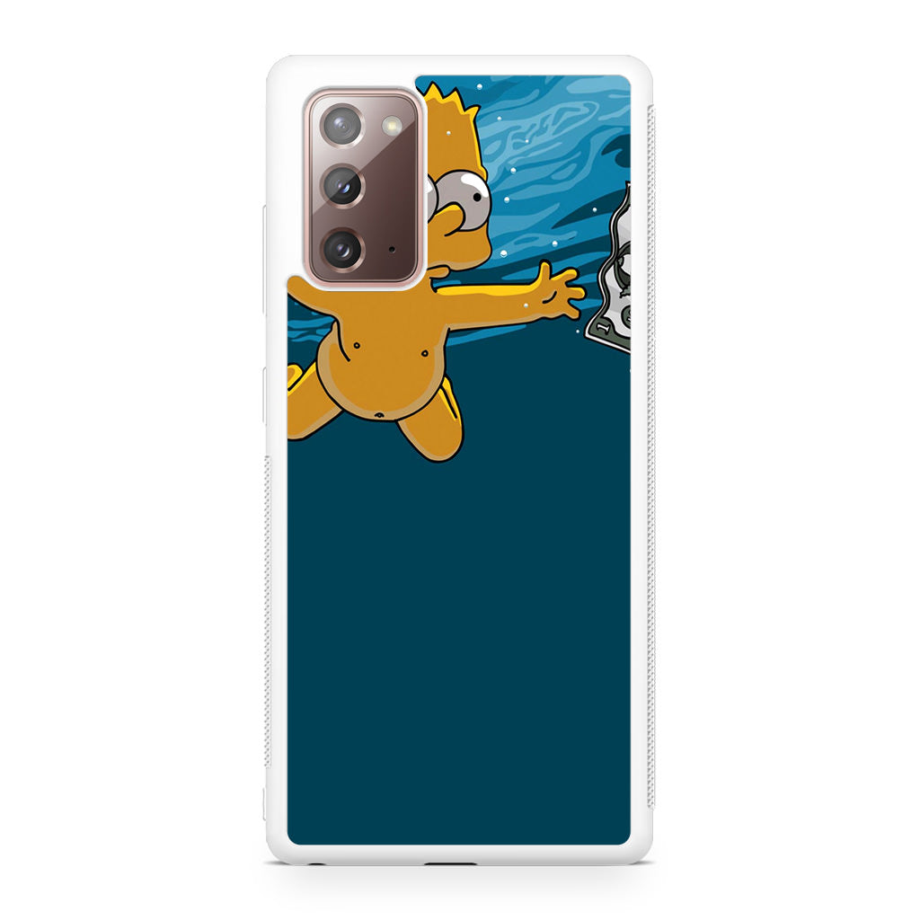 Bart Swimming For Money Galaxy Note 20 Case
