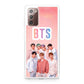 BTS Member in Pink Galaxy Note 20 Case