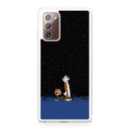 Calvin and Hobbes Space Galaxy Note 20 Case