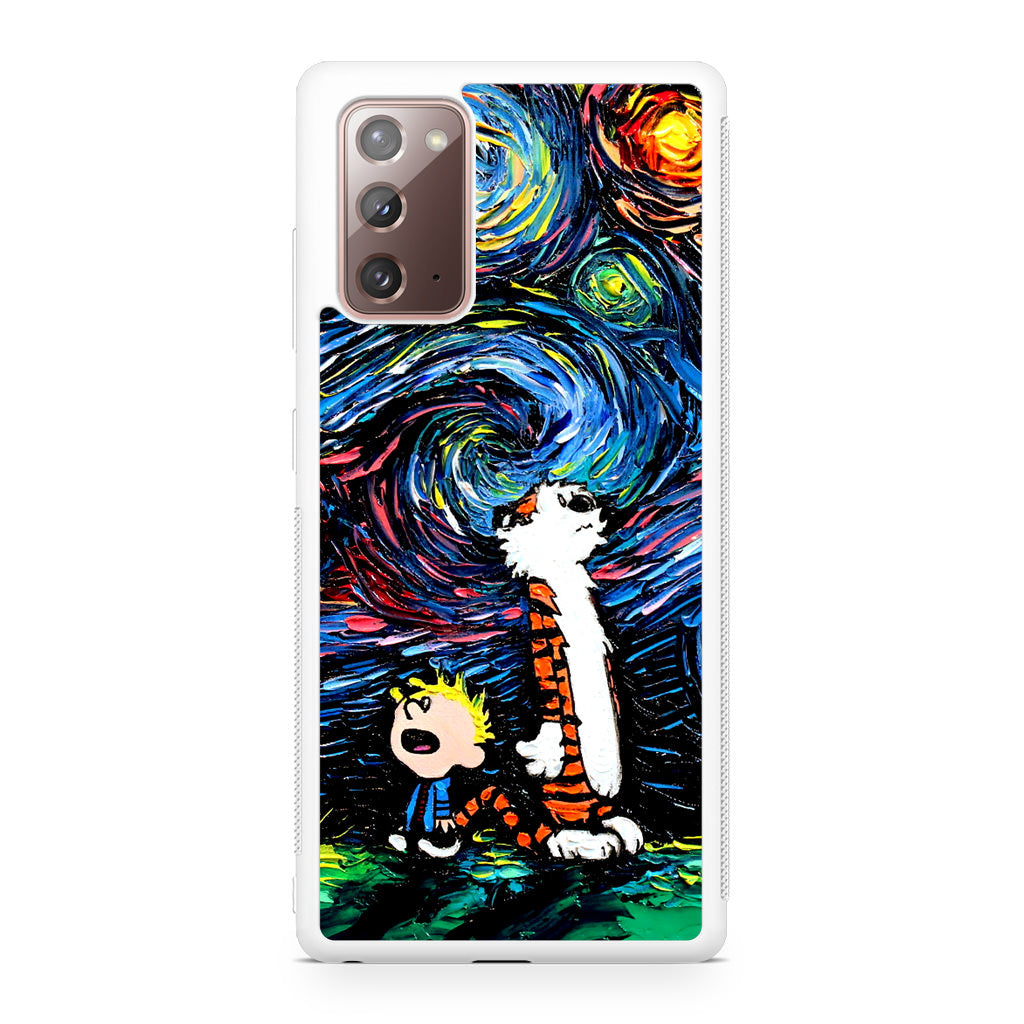 Calvin Art At Starry Night Galaxy Note 20 Case