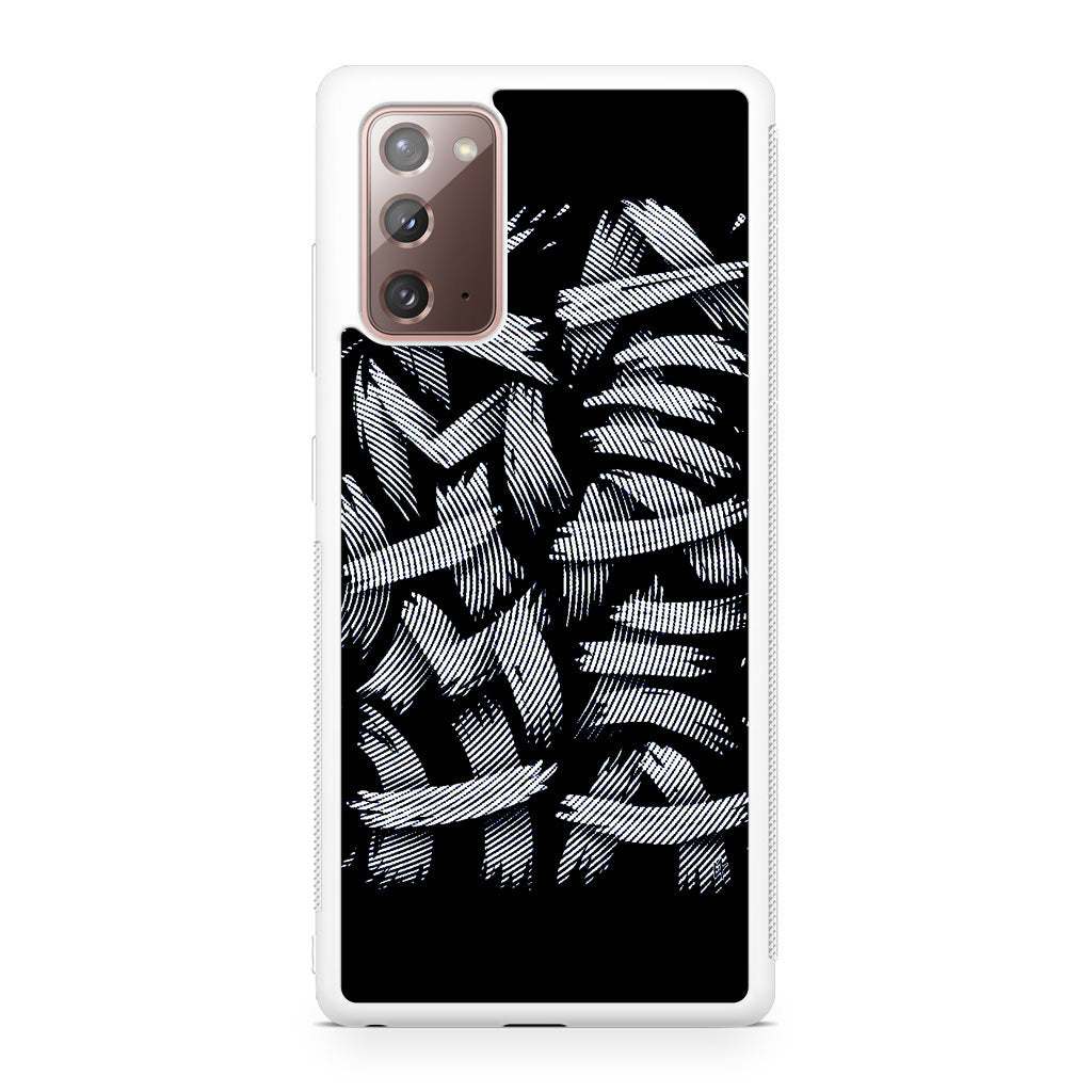 Dragon Ball Kamehameha Font Art Galaxy Note 20 Case