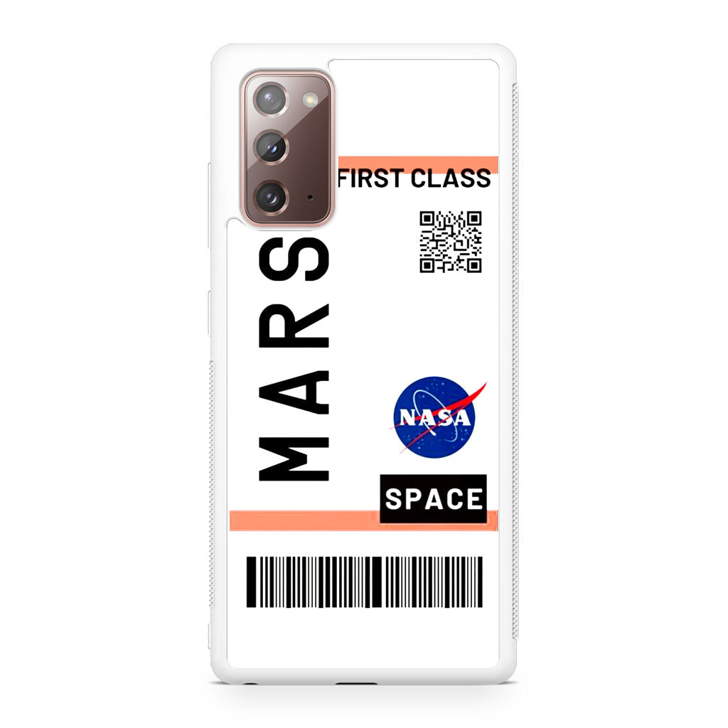 First Class Ticket To Mars Galaxy Note 20 Case