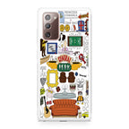 Friends TV Show Central Perk Sticker Galaxy Note 20 Case