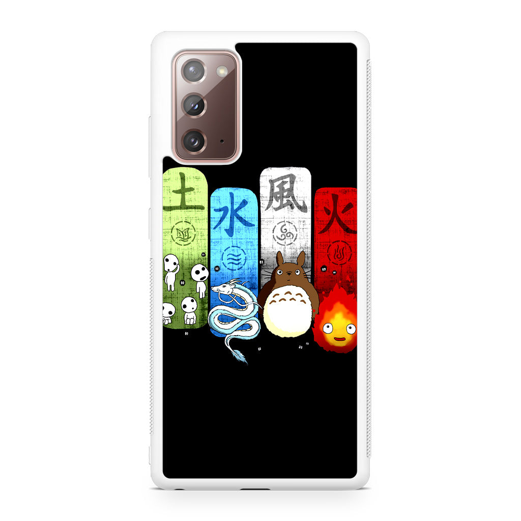 Ghibli Elemental Charms Galaxy Note 20 Case