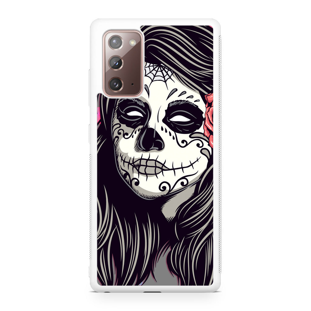 Girl Skull Flower Galaxy Note 20 Case
