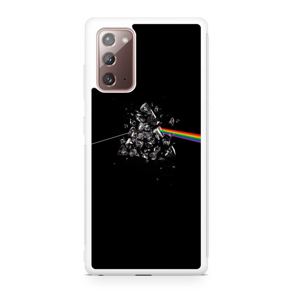 Glass Broken Light Refraction Galaxy Note 20 Case