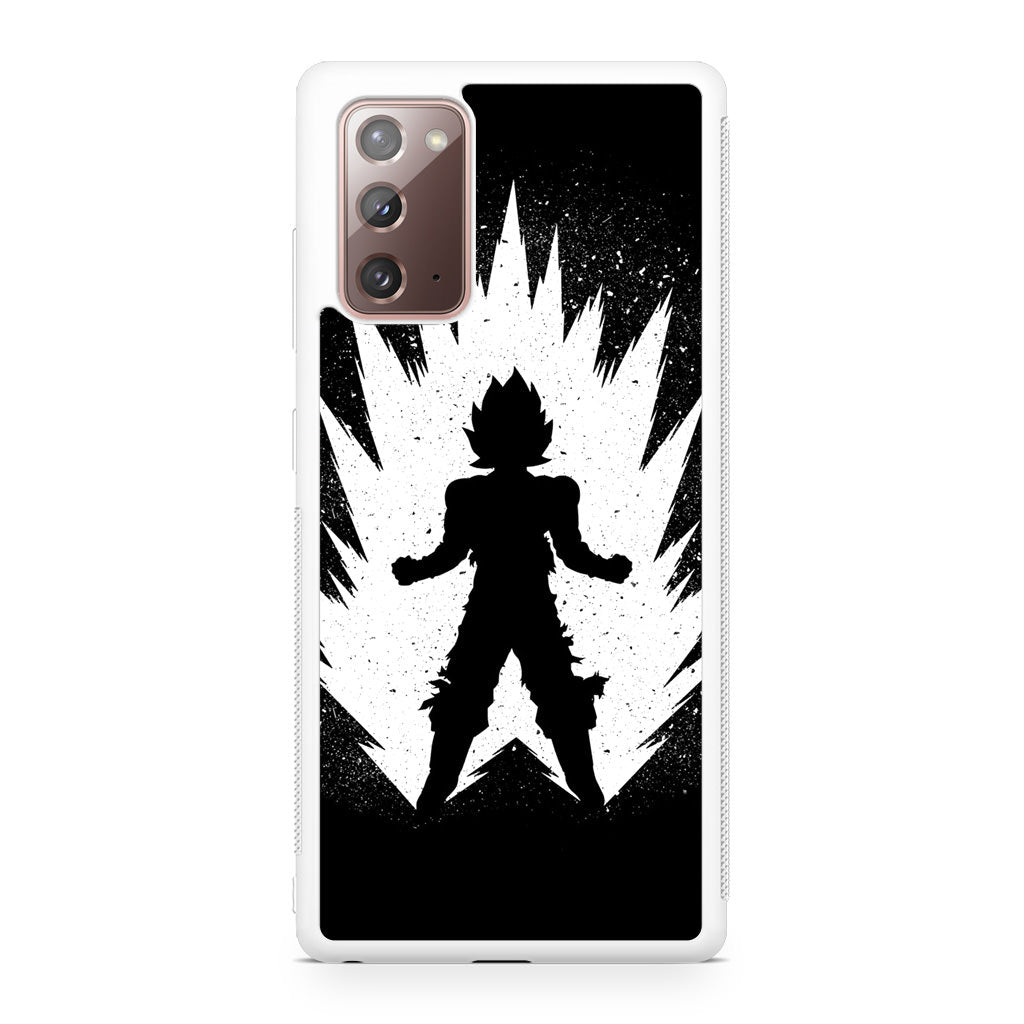 Goku Super Saiyan Black White Galaxy Note 20 Case