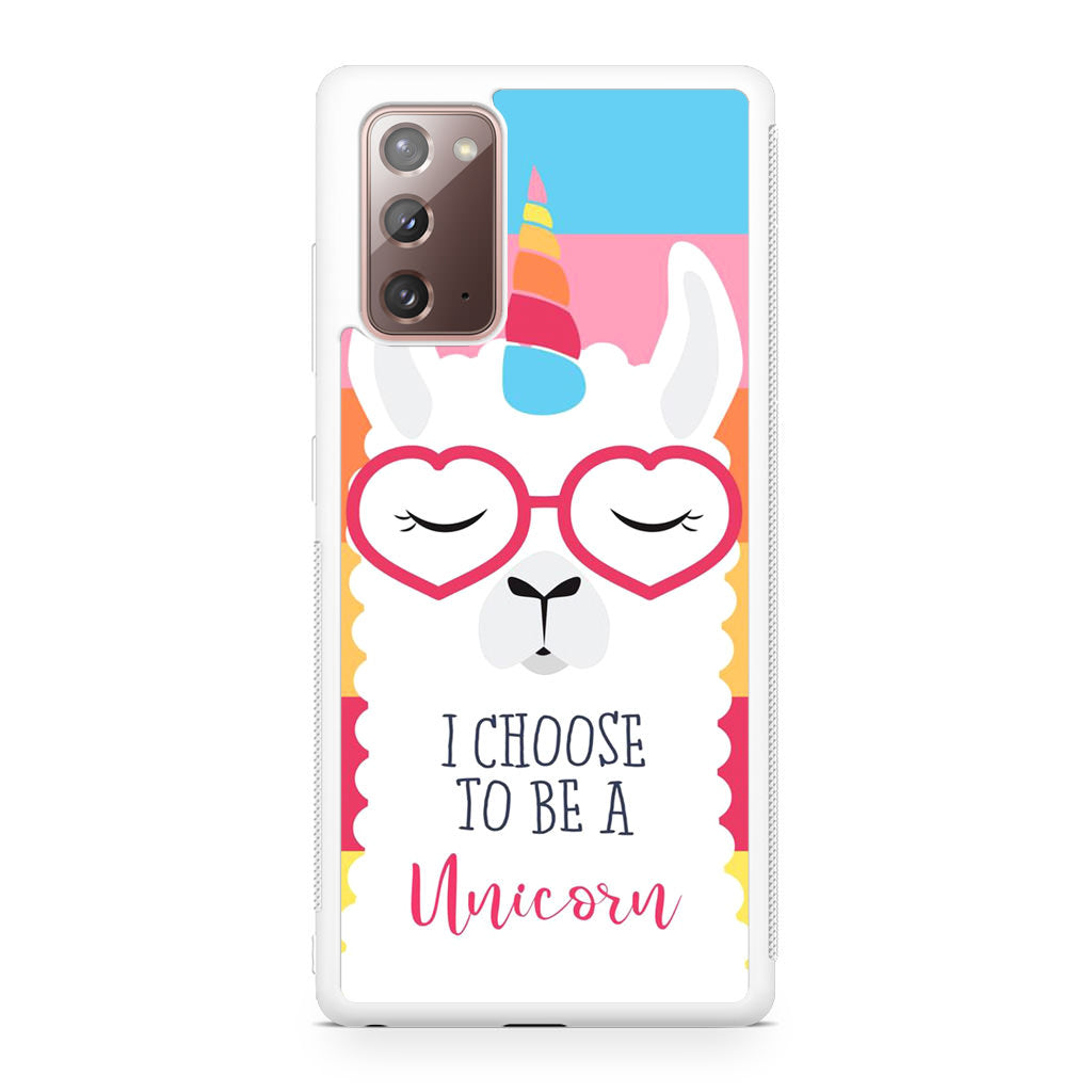 Llama Unicorn Galaxy Note 20 Case