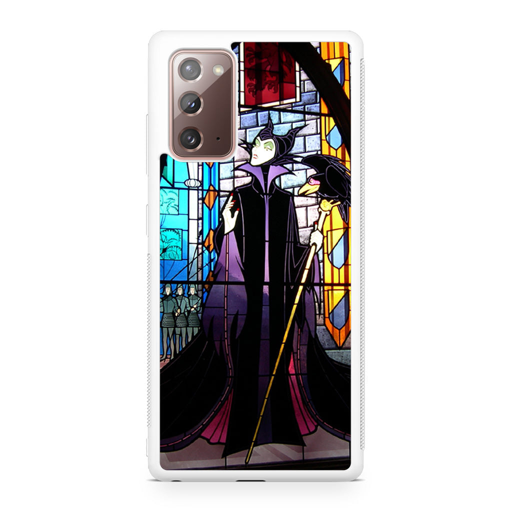 Maleficent Sleeping Beauty Glass Art Galaxy Note 20 Case
