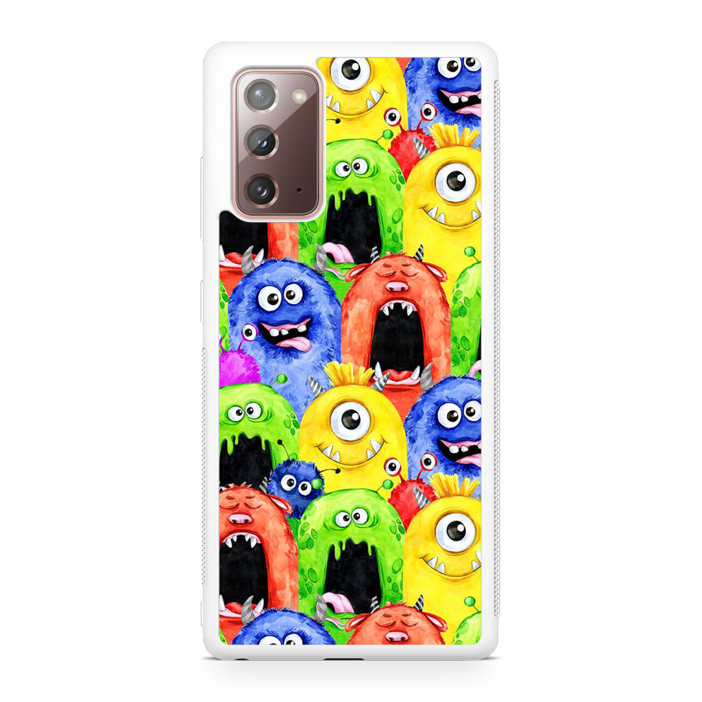 Monster Watercolor Art Galaxy Note 20 Case
