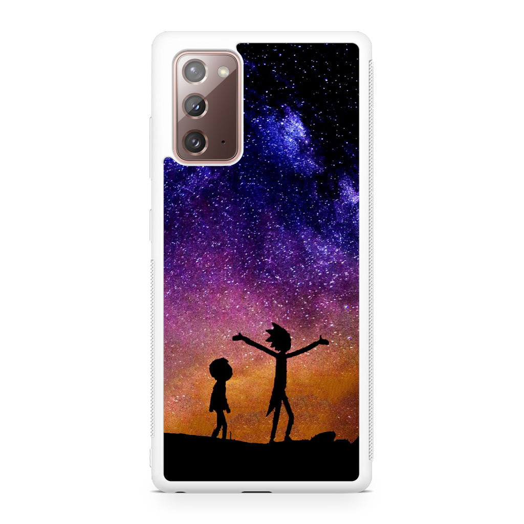 Rick And Morty Space Nebula Galaxy Note 20 Case