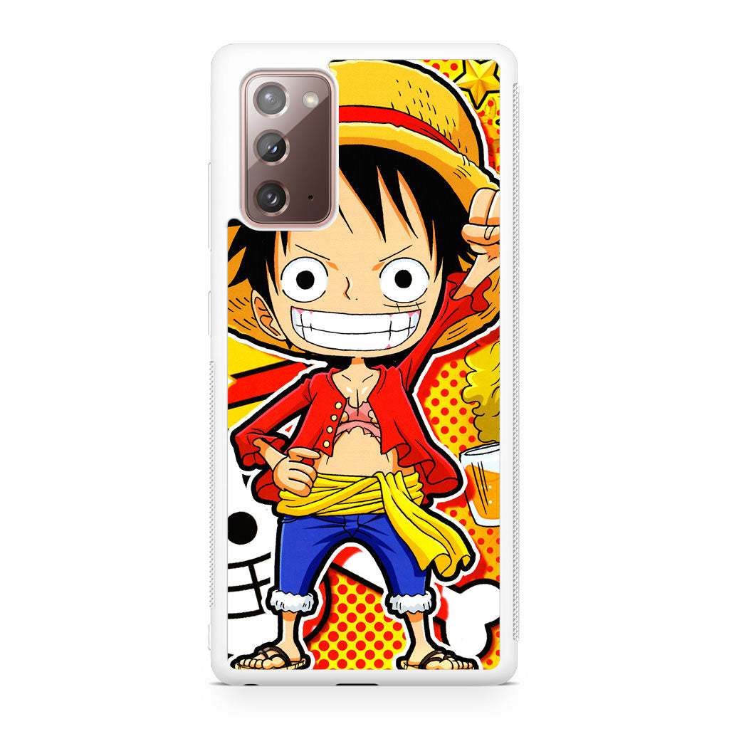 One Piece Cute Luffy Galaxy Note 20 Case