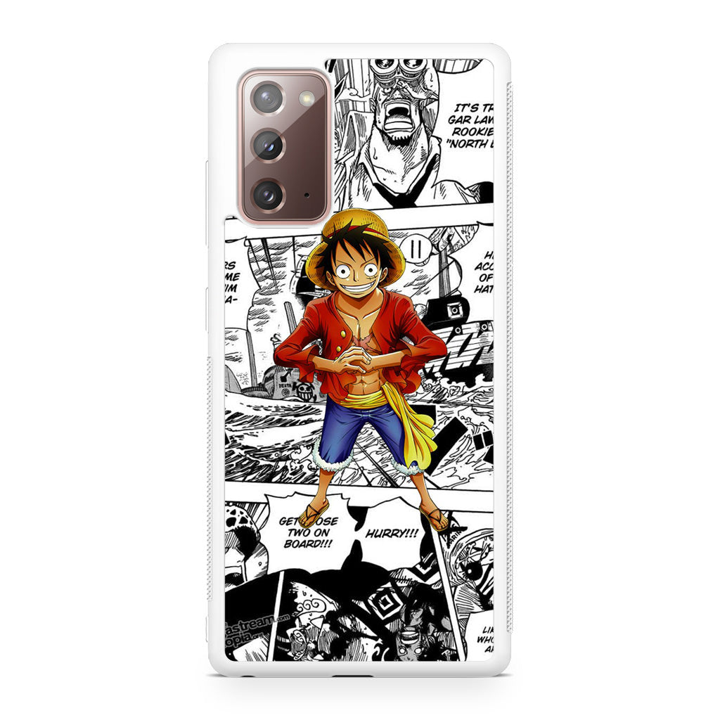 One Piece Luffy Comics Galaxy Note 20 Case
