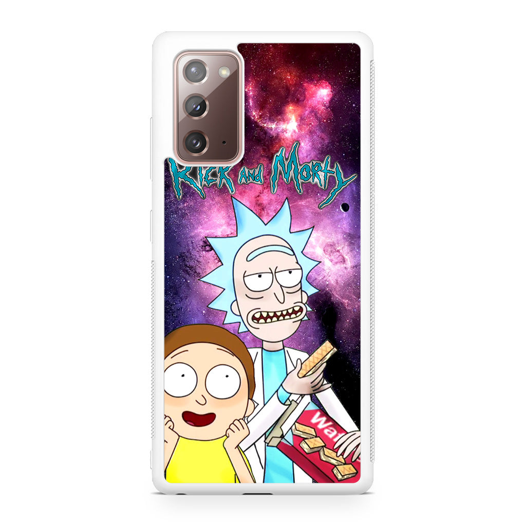Rick And Morty Nebula Space Galaxy Note 20 Case