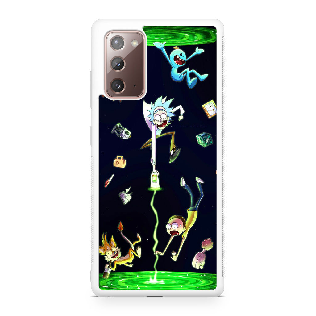 Rick And Morty Portal Fall Galaxy Note 20 Case