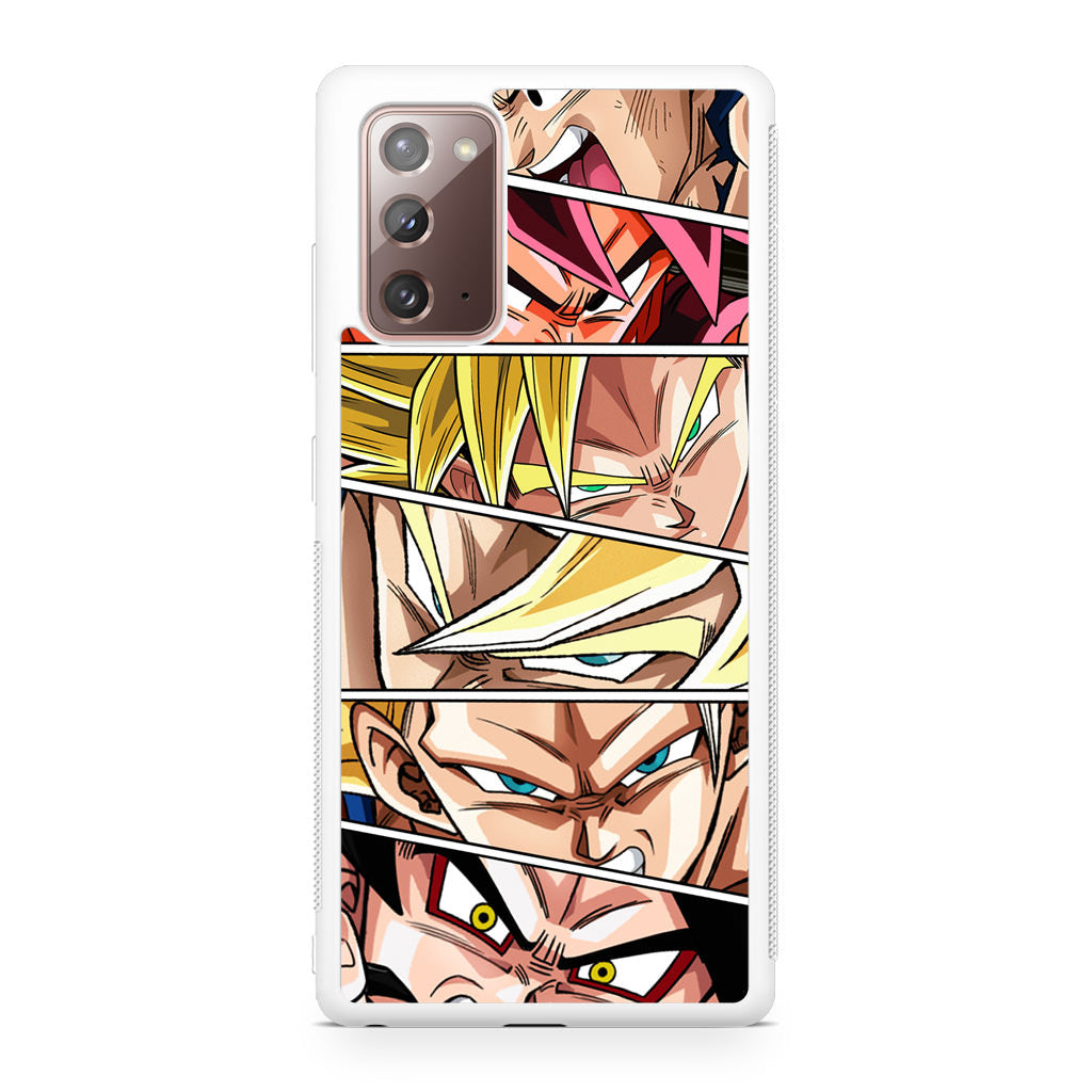Son Goku Forms Galaxy Note 20 Case