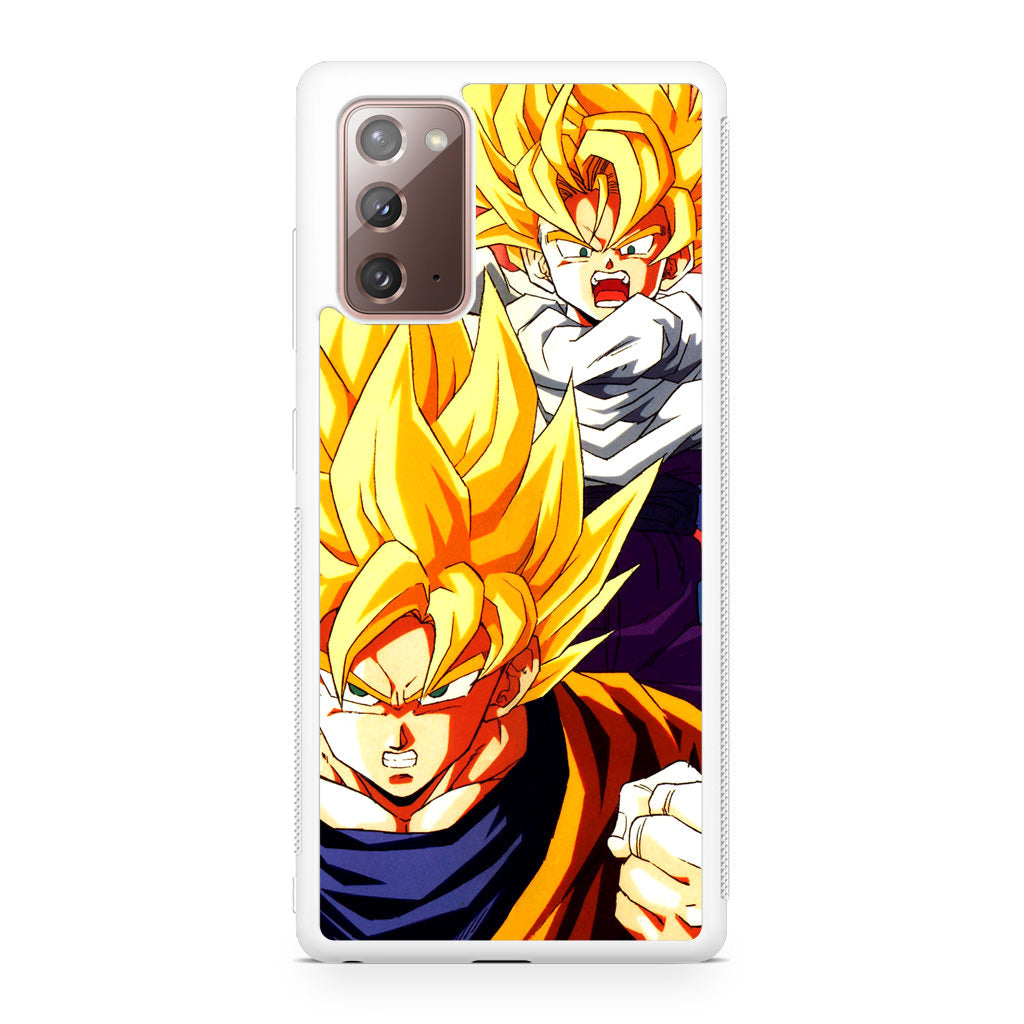 Super Saiyan Goku And Gohan Galaxy Note 20 Case