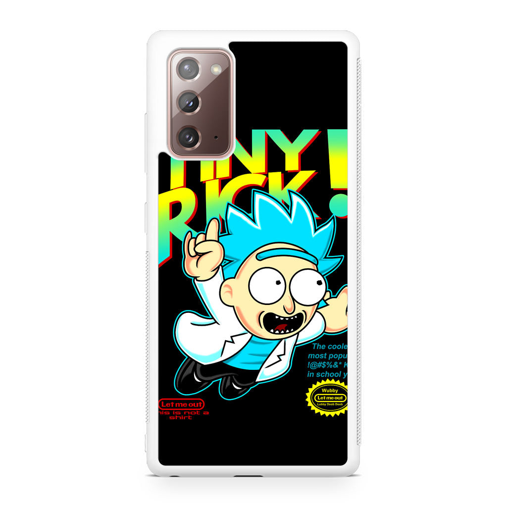 Tiny Rick Let Me Out Galaxy Note 20 Case